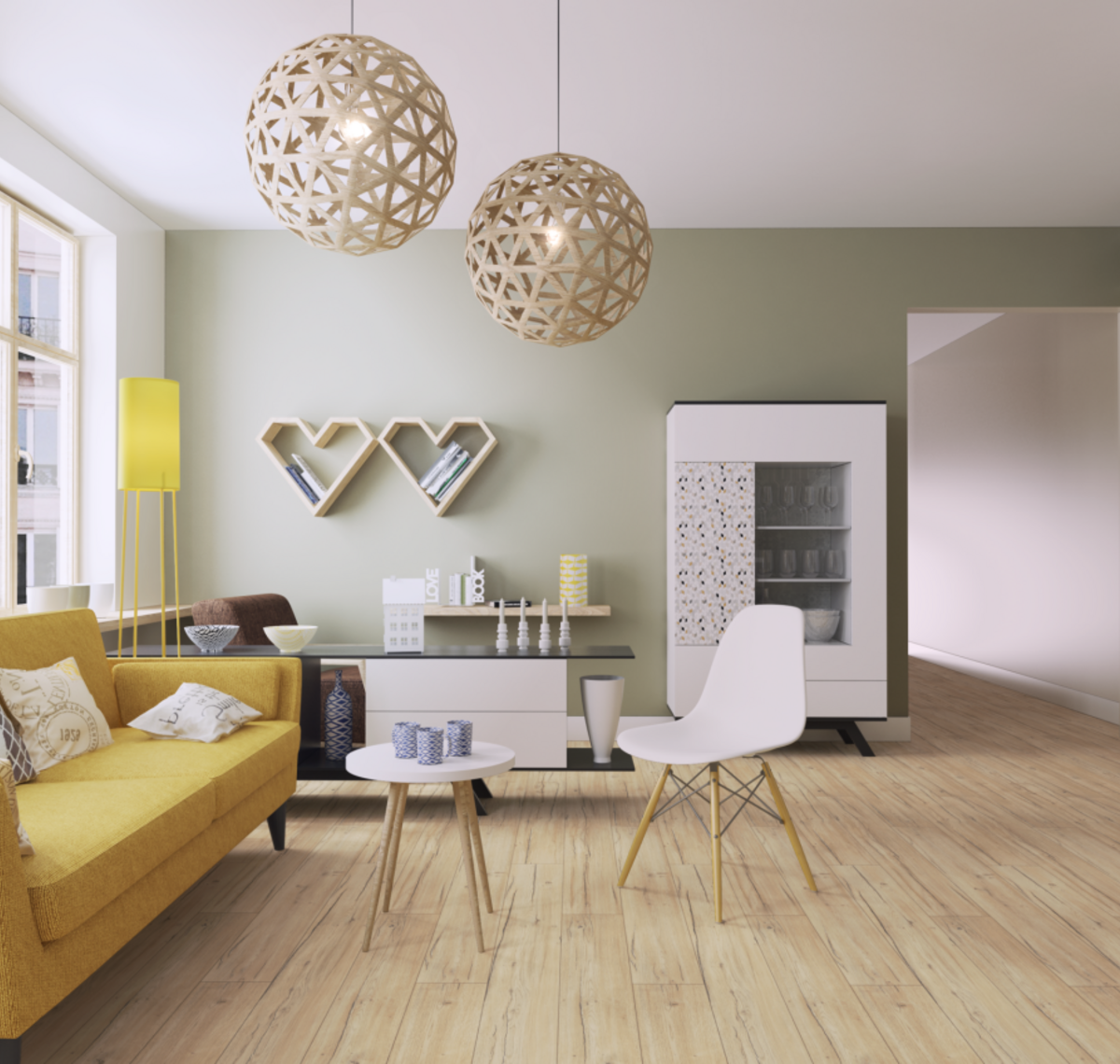 Podłogi - Panele podłogowe - Dąb Cortina