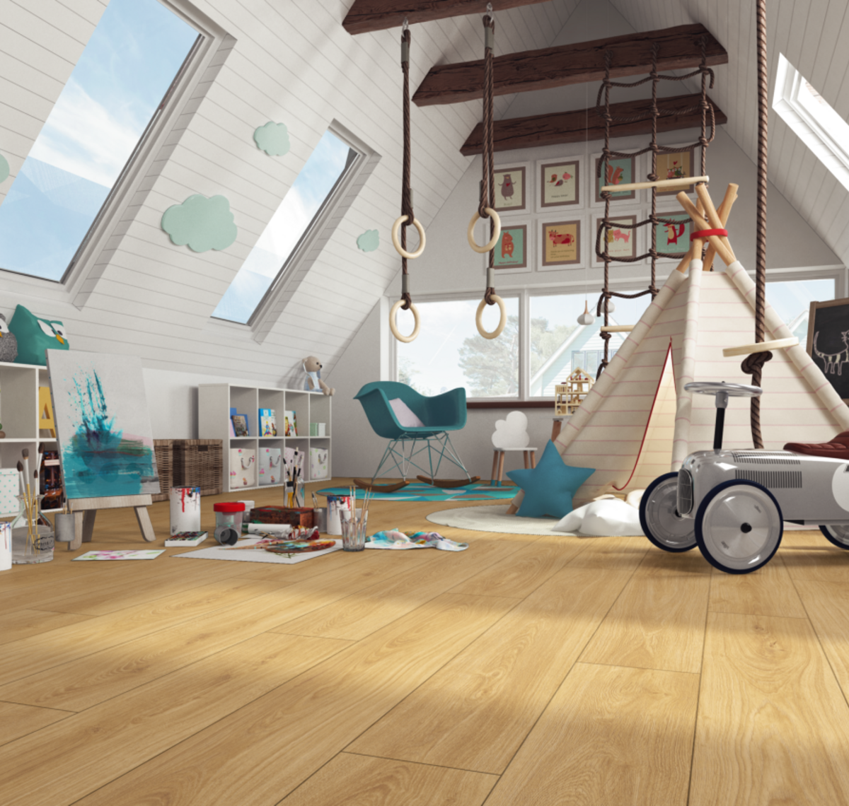 DĄB ALBATROS D40334 Aqua 72H Aurum Volo SWISS KRONO 8mm AC5