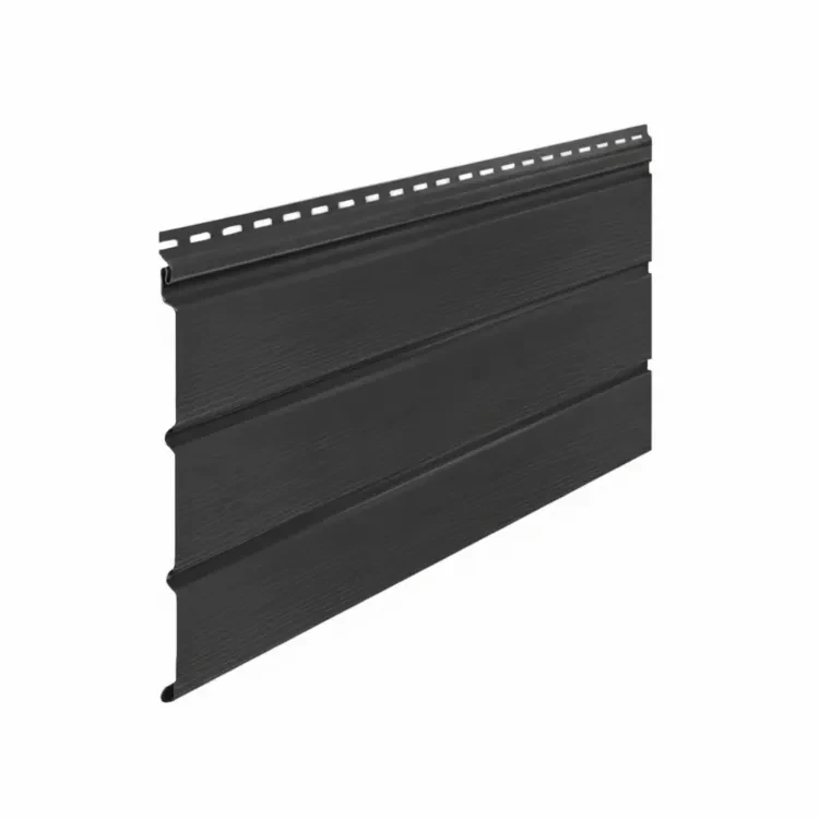 Podsufitka dachowa Pełna/Perforowana T4 - Ciemny grafit - 30,5cm x 339 cm