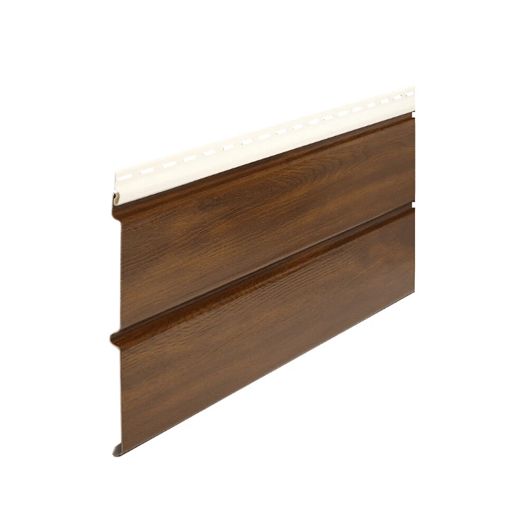 Podsufitka dachowa Pełna/Perforowana D5 duo - Orzech - 25,4 cm x 366 cm