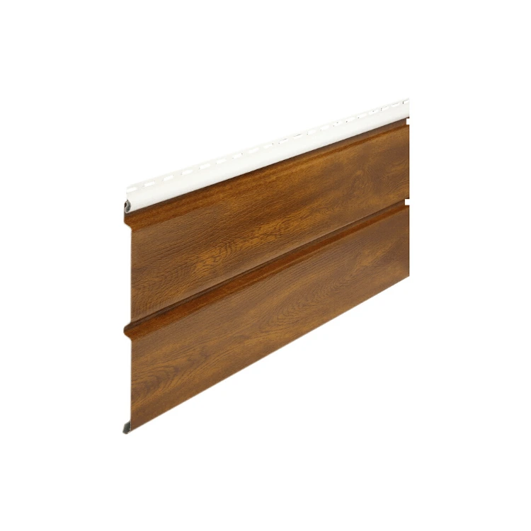 Podsufitka dachowa Pełna/Perforowana D5 duo - Złoty Dąb - 25,4 cm x 366 cm