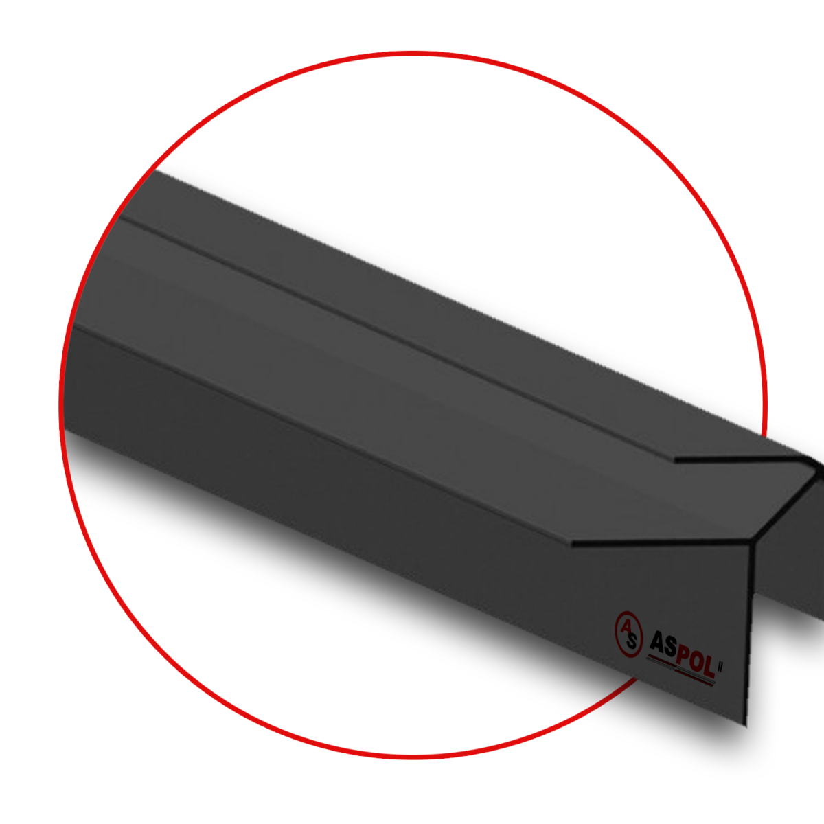 Panel ścienny PCV – Narożnik zewnętrzny - 3 m x 4 mm