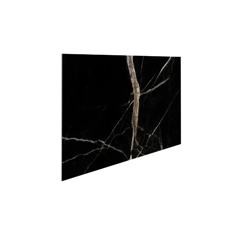 Panel ścienny SPC – Calacatta Black - 30 cm x 60 cm x 4 mm